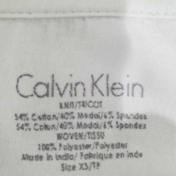 Calvin Klein Green Fitted Short Sleeve T-Shirt - Picture 2 of 6